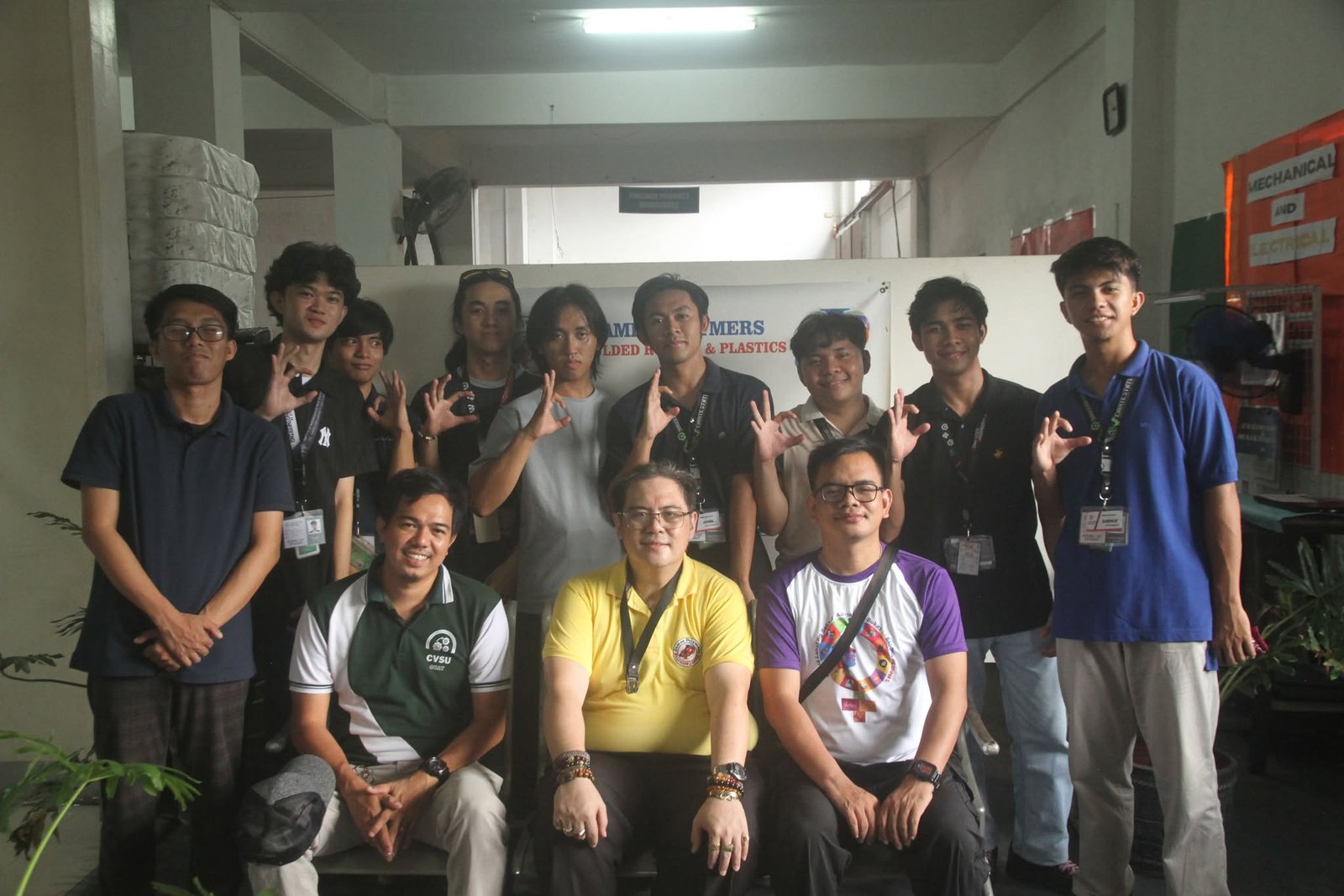CvSU Rosario Supervisors Visit Interns at JPMC