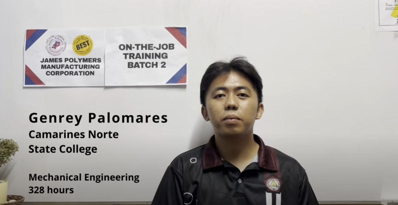 Genrey Palomares Inspires with His Testimony