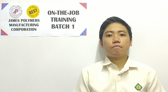 Junjay Sayco Reflects on His Journey in Testimony at James Polymers