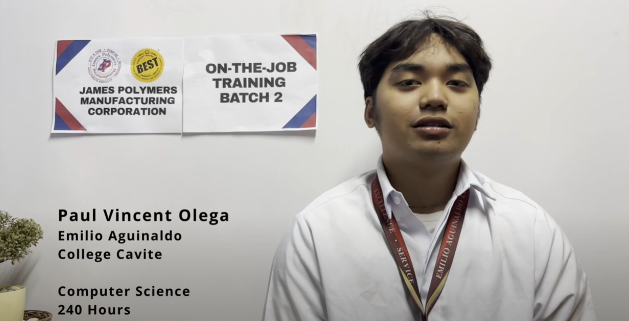 Paul Vincent Olega Delivers His Inspiring Testimony