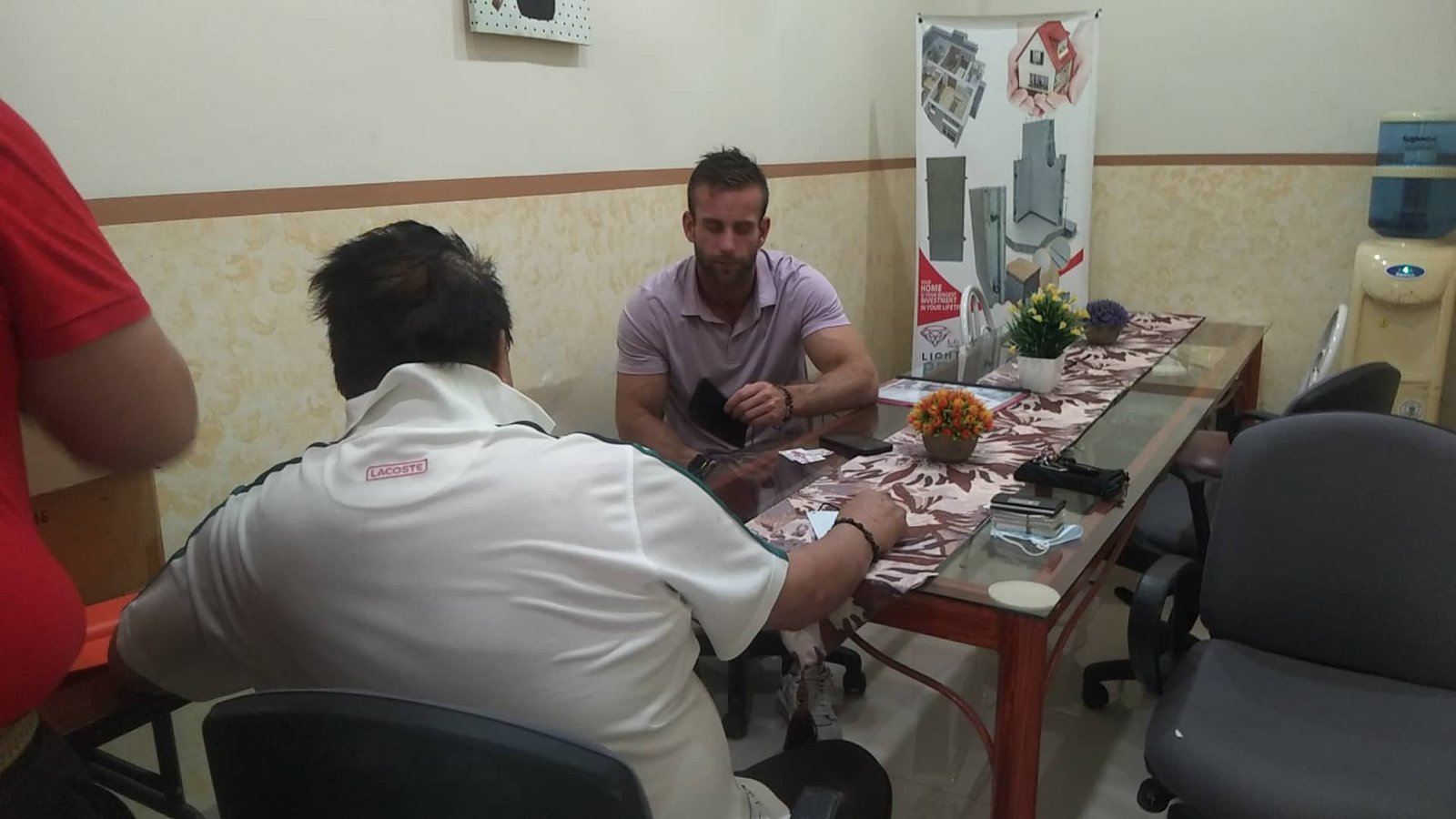 Business Meeting and Product Discussion with U.S. Client at James Polymers