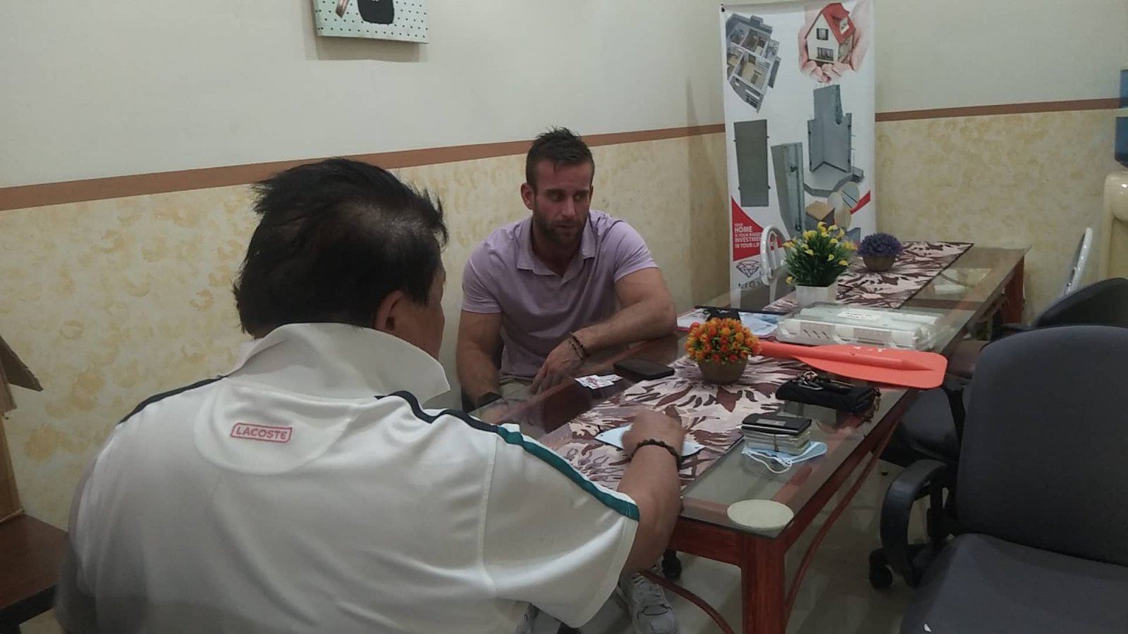 Business Meeting and Product Discussion with U.S. Client at James Polymers