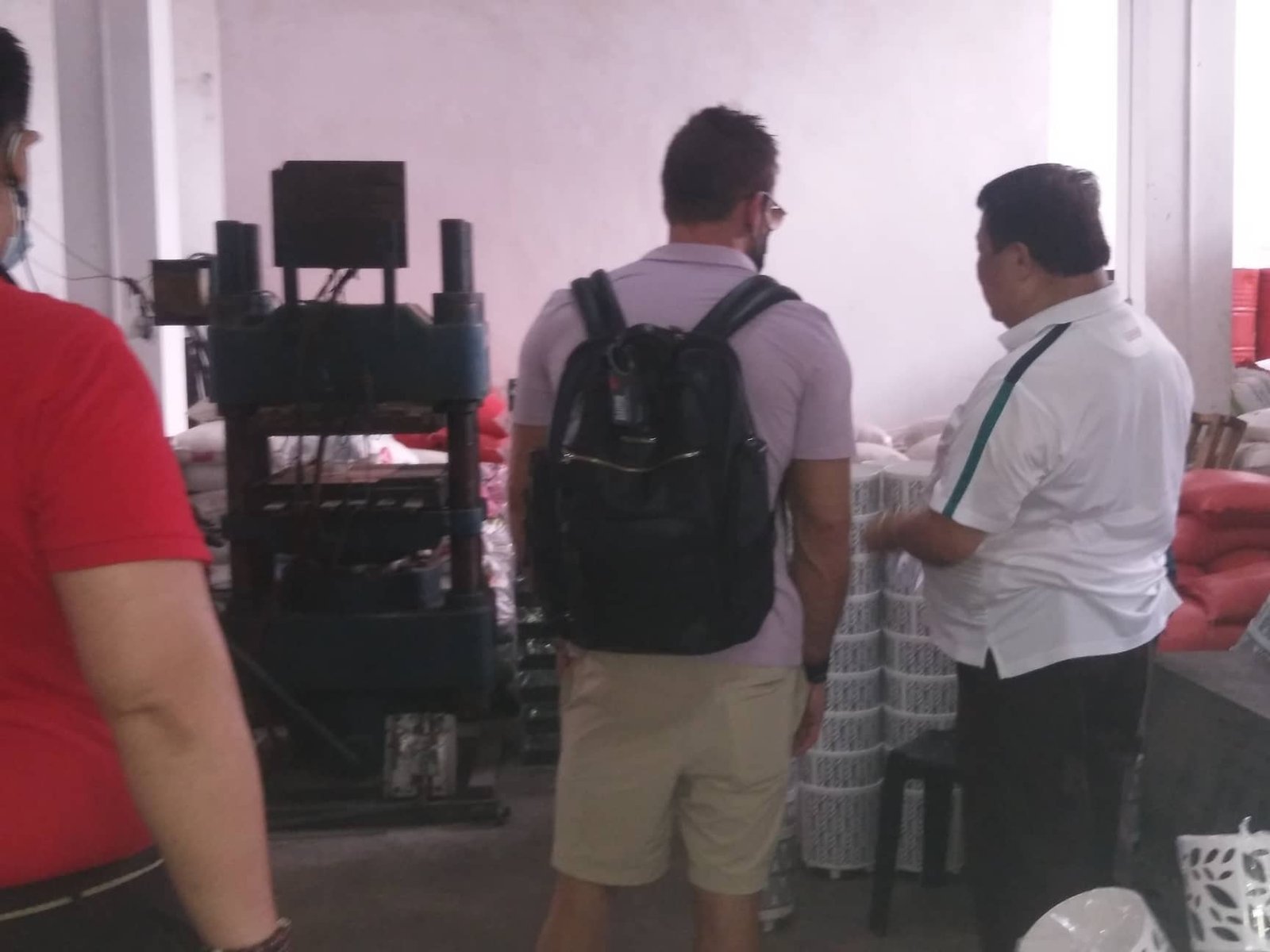 Business Meeting and Product Discussion with U.S. Client at James Polymers